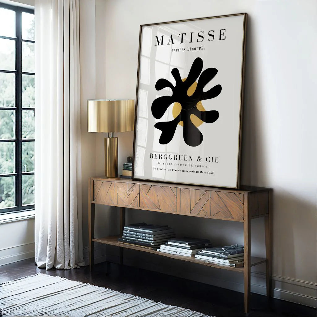 Affiche Matisse Abstraction Noire
