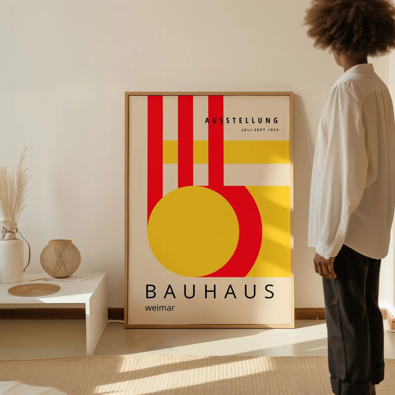 Bauhaus Rouge Jaune Affiche