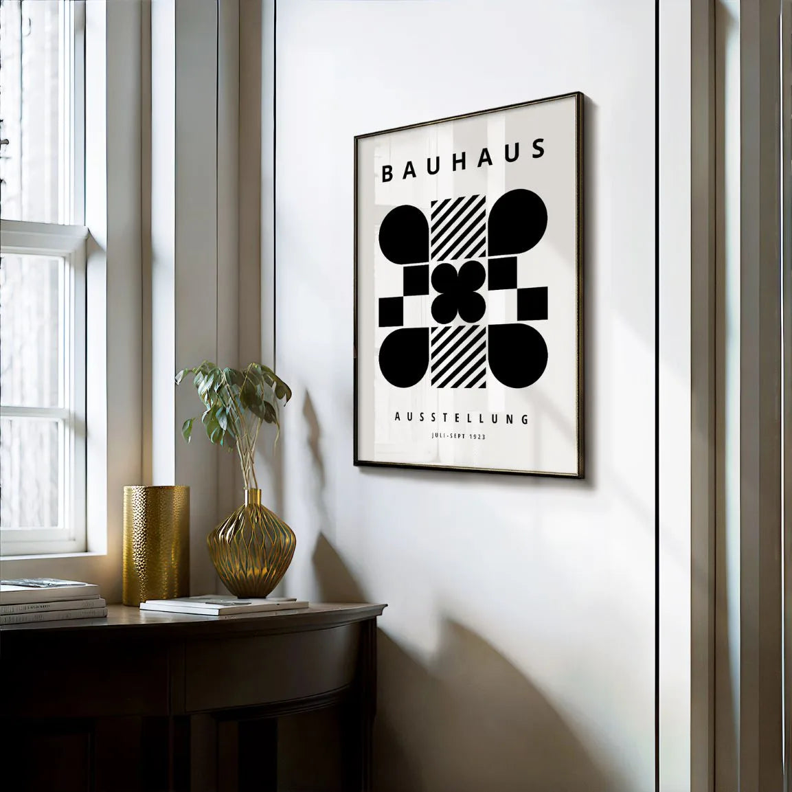 Affiche Bauhaus Géométrie Abstraite