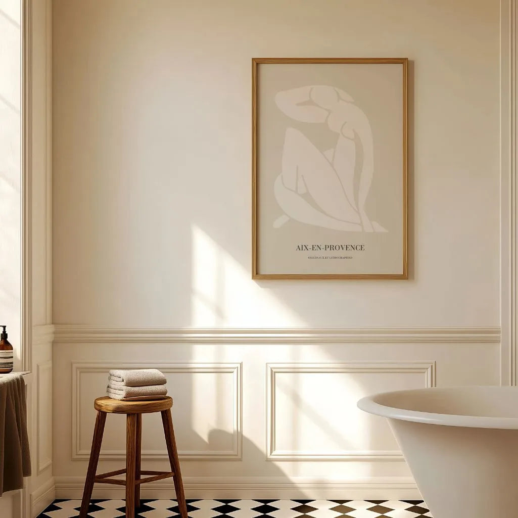 Matisse Aix-en-Provence Line Figure Poster