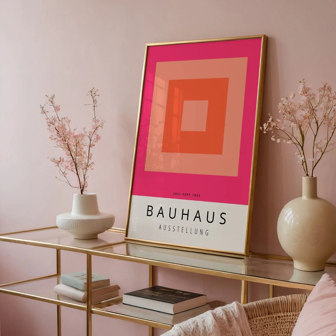 Bauhaus Orange Affiche