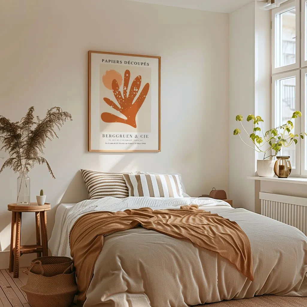 Matisse Orange Motif Poster