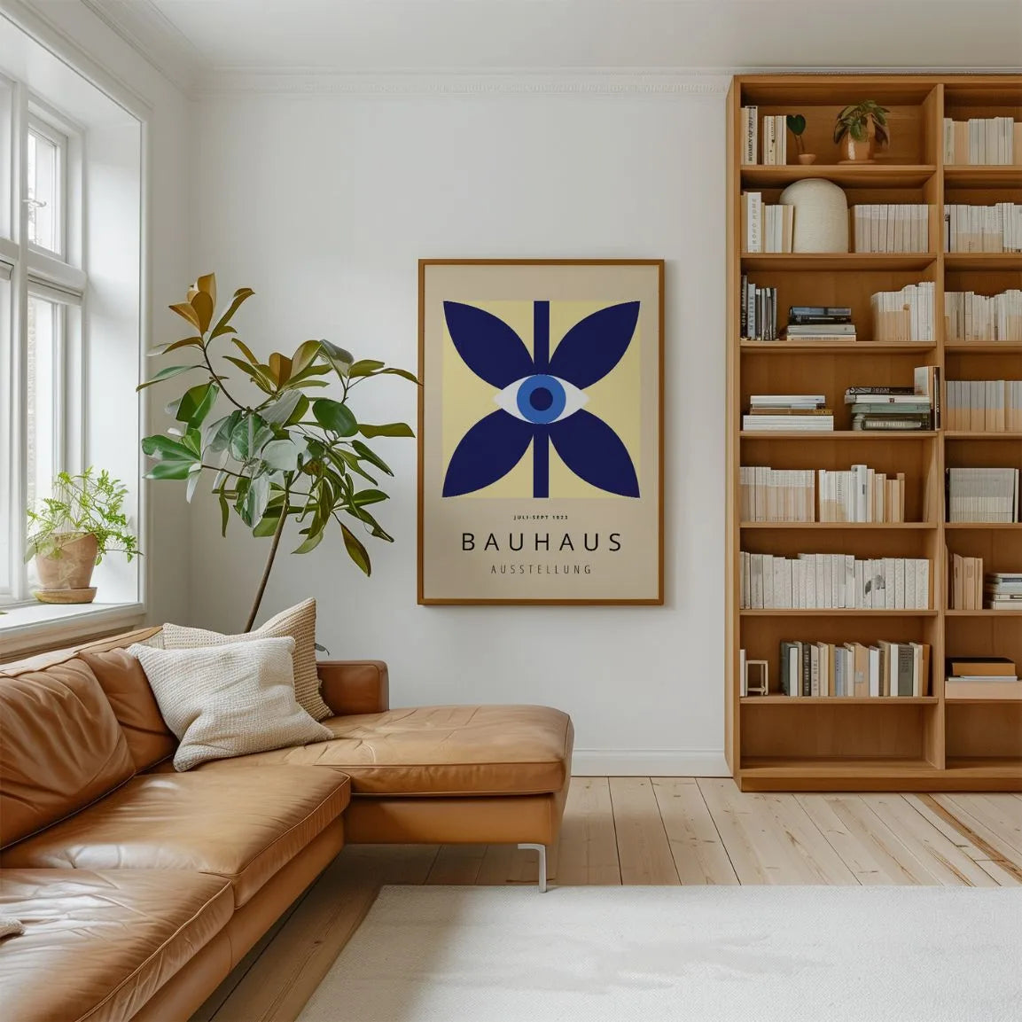 Bauhaus Œil Bleu Affiche
