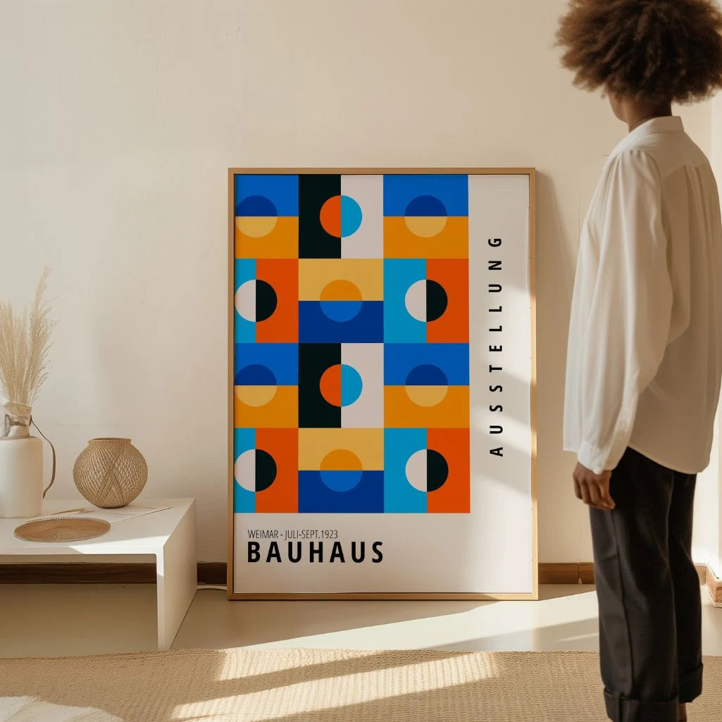 Bauhaus Harmonie Couleur Affiche