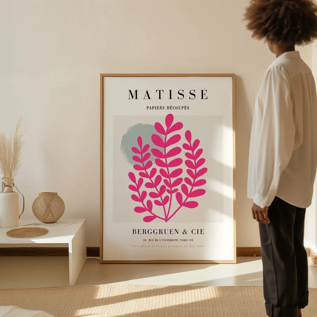 Matisse Pink Branch Poster