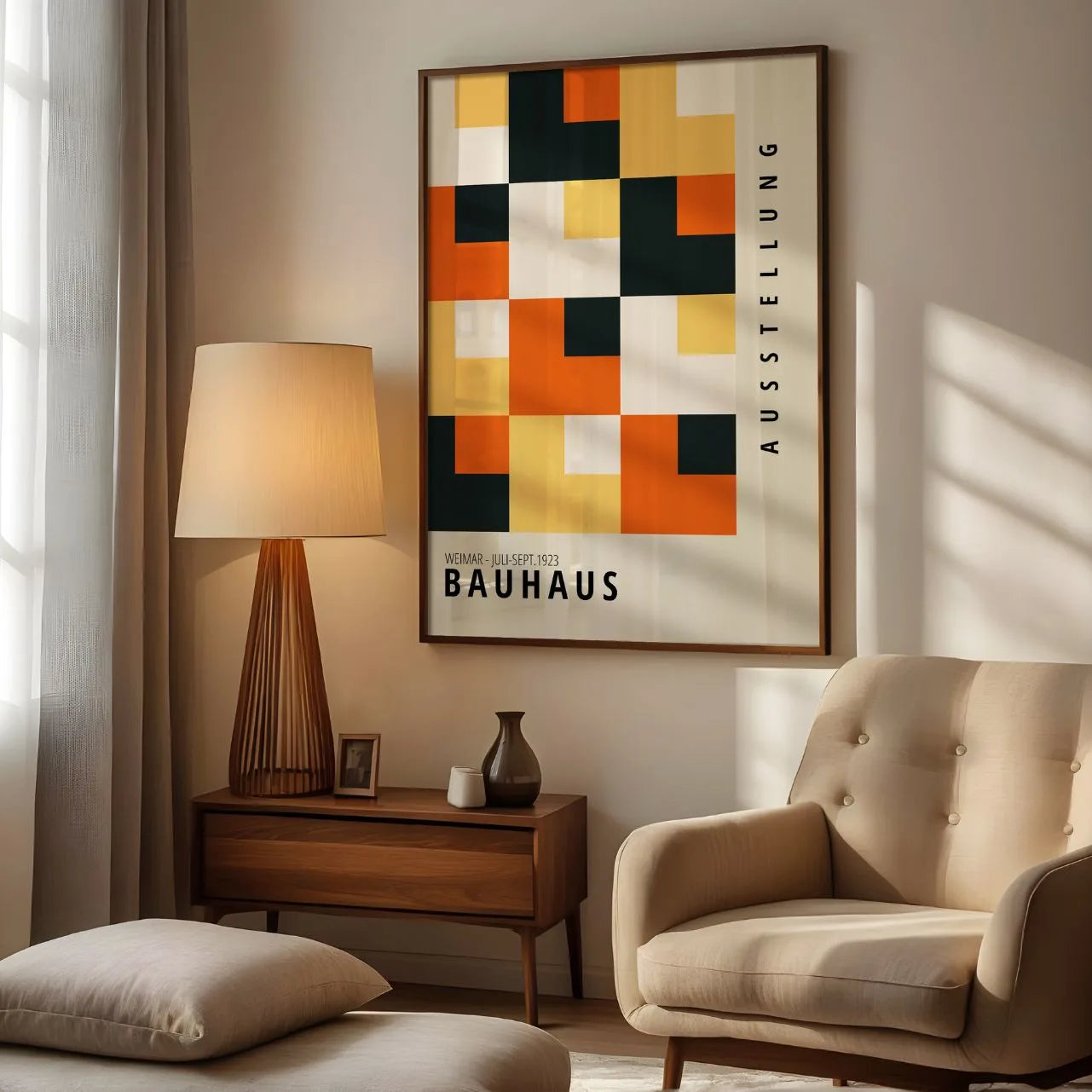Bauhaus Mosaïque Couleur Affiche