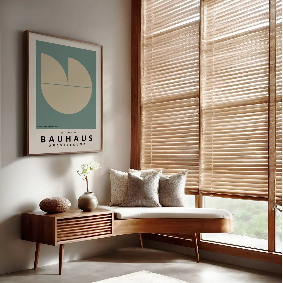 Affiche Bauhaus Vert Clair