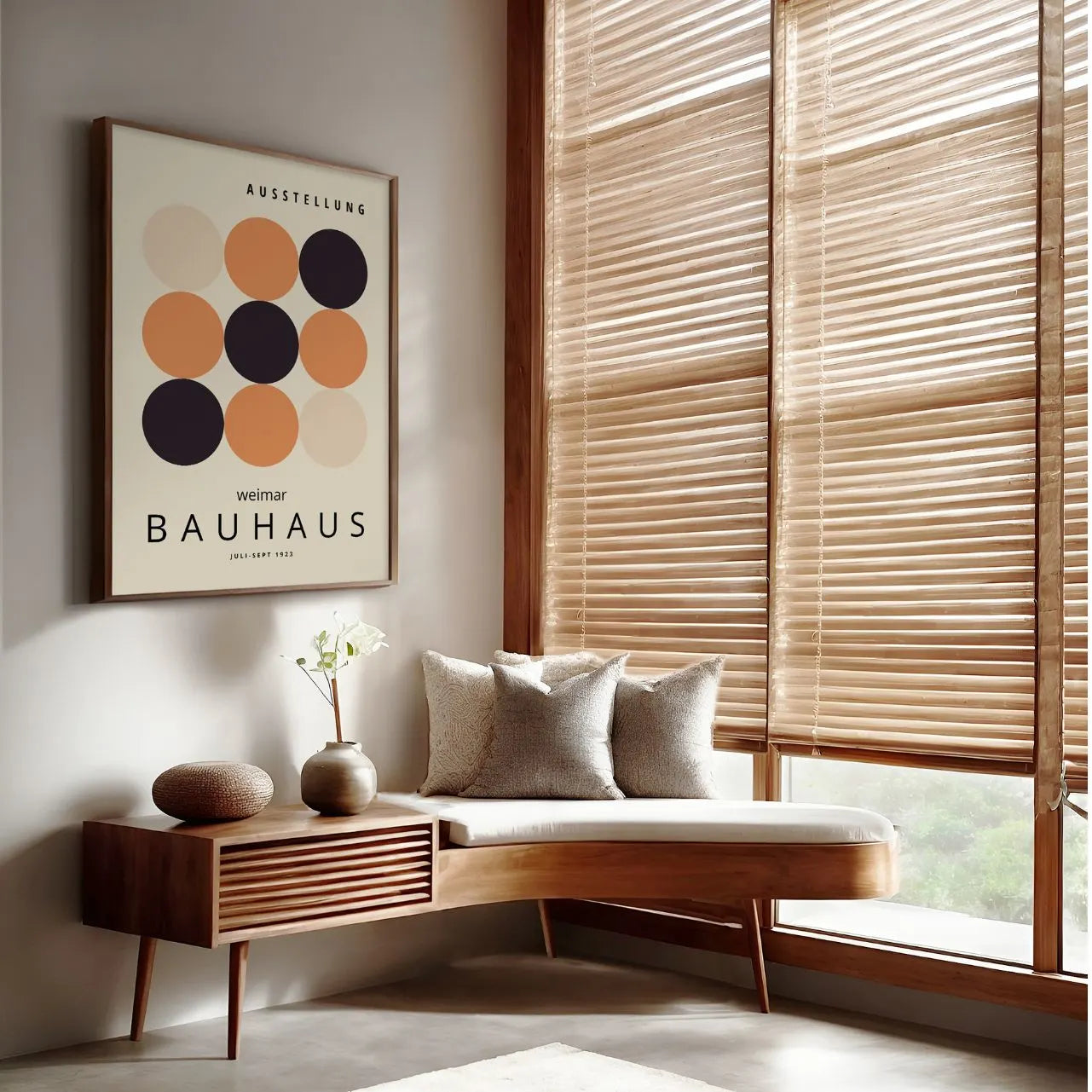 Bauhaus Cercles Rythme Affiche