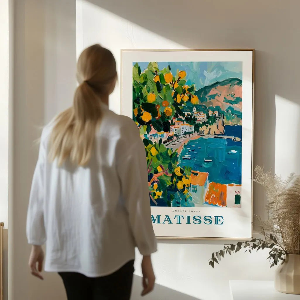 Matisse Amalfi Bleu Affiche