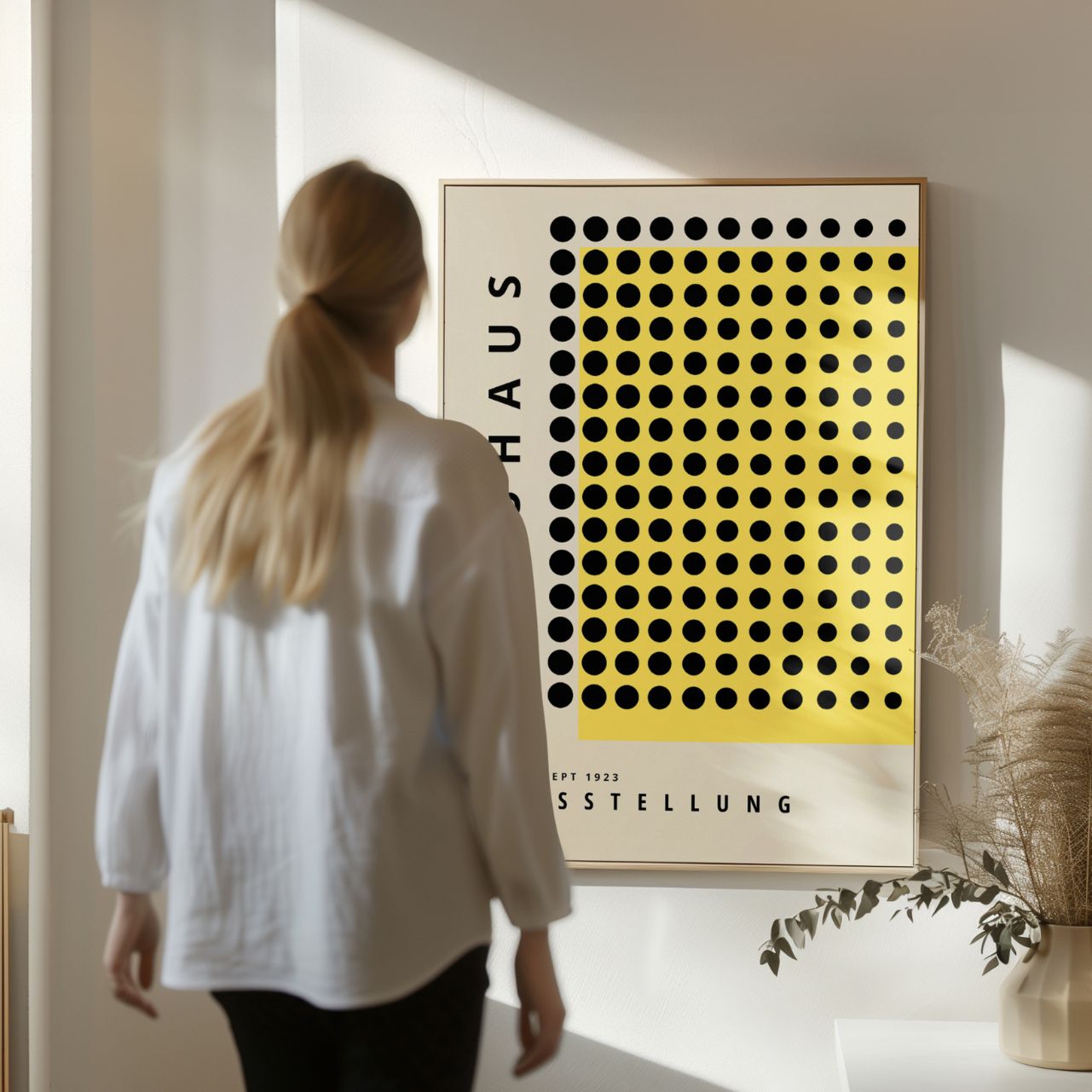 Bauhaus Jaune Précision Affiche