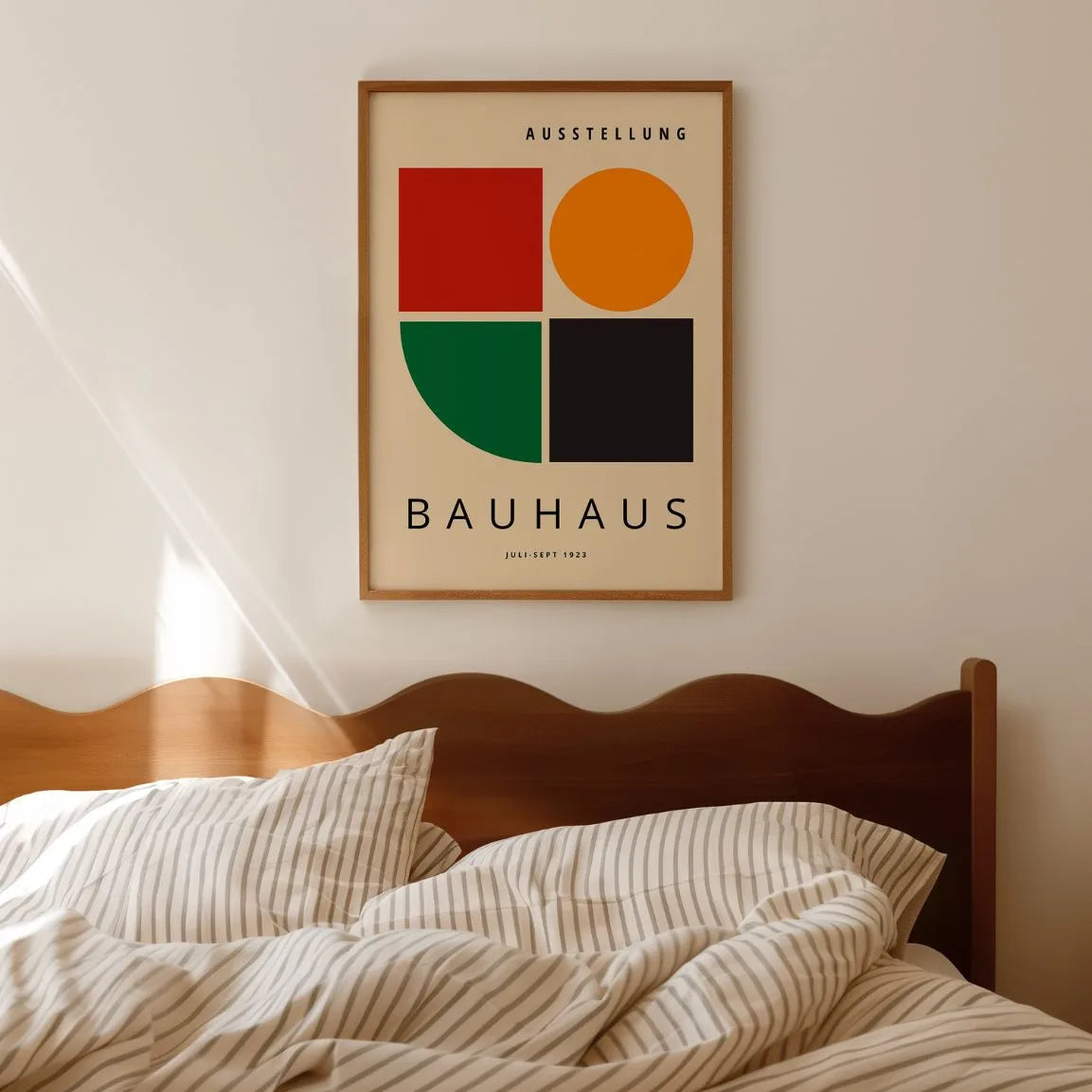 Bauhaus Vert Équilibre Affiche