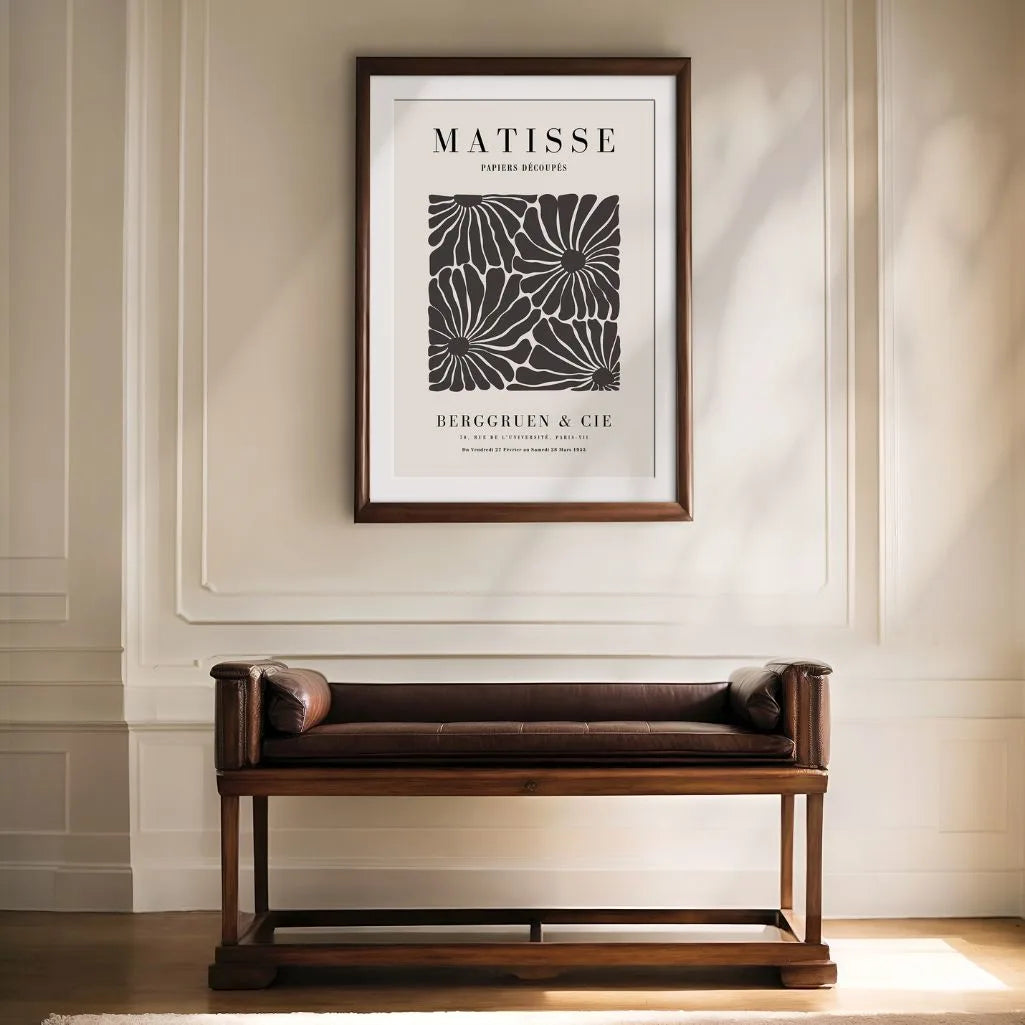 Henri Matisse Brun Fleurs Poster