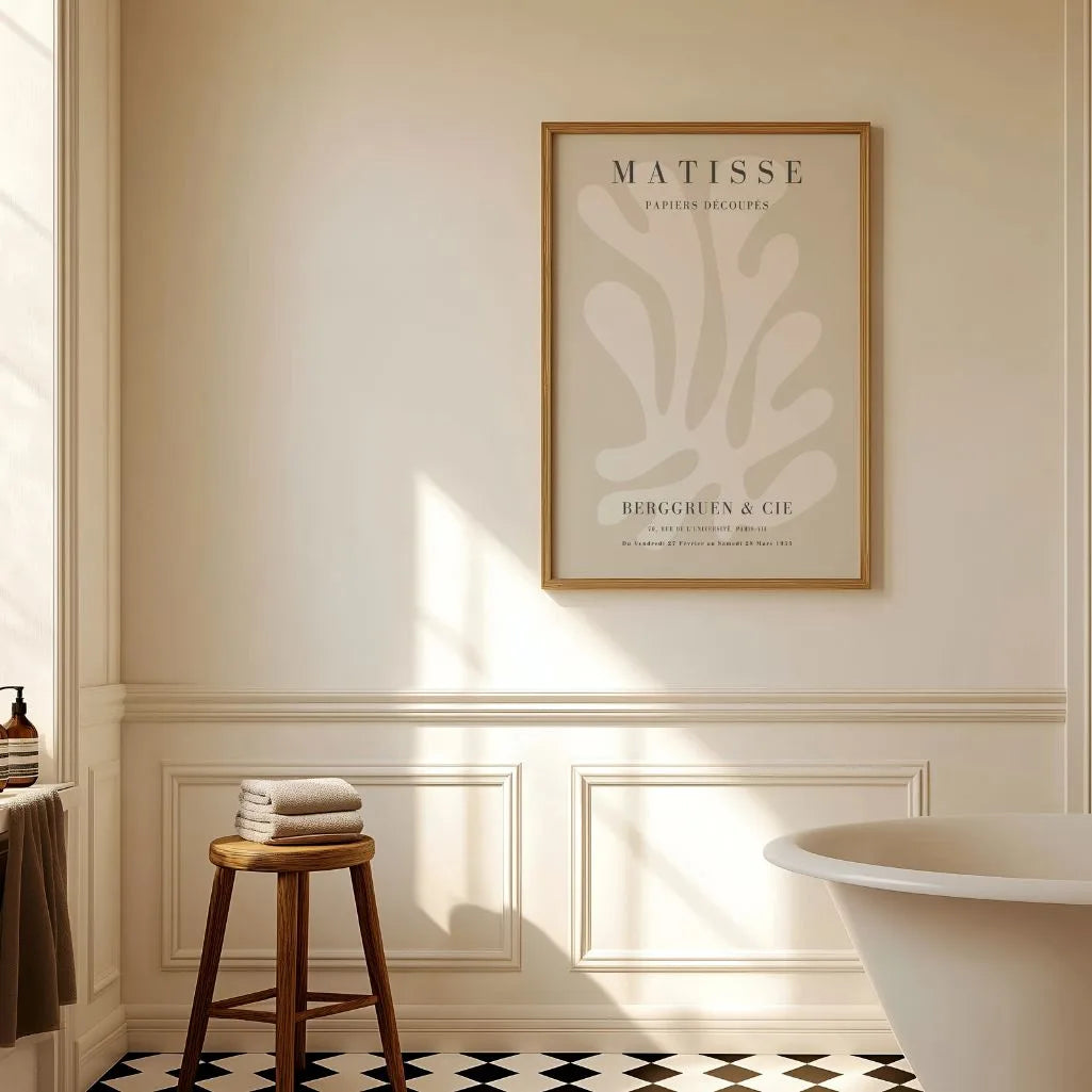 Matisse White Form Poster