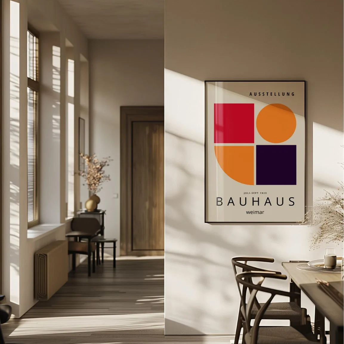 Bauhaus Rouge Énergie Affiche