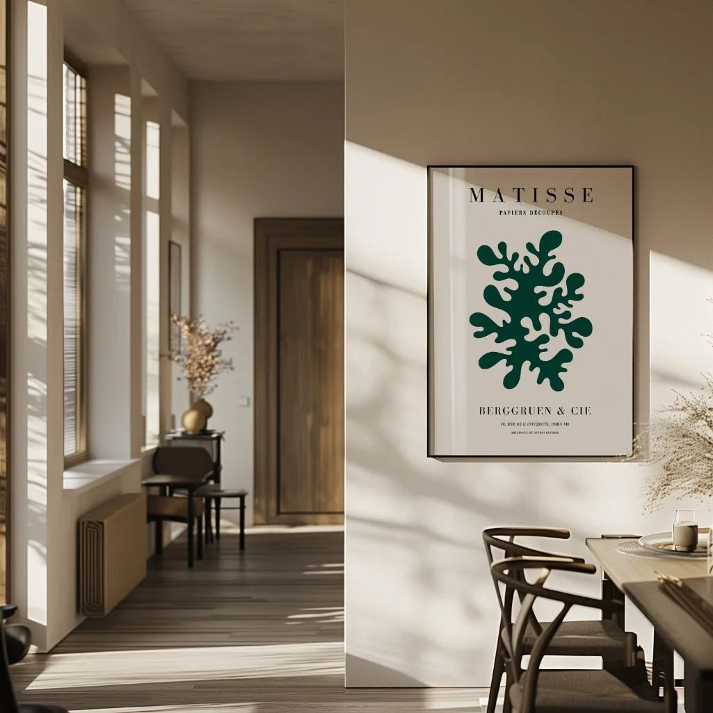 Matisse Vert Profond Affiche