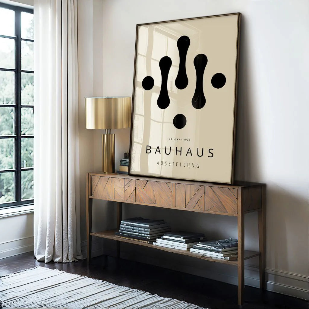 Affiche Bauhaus Gouttes Géométriques