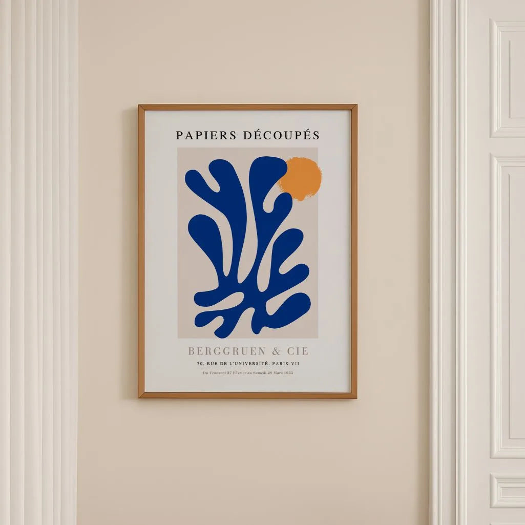 Matisse Blue Abstraction Poster