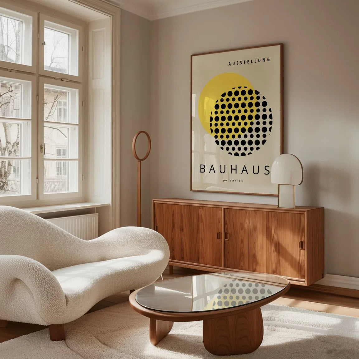Bauhaus Soleil Jaune Affiche