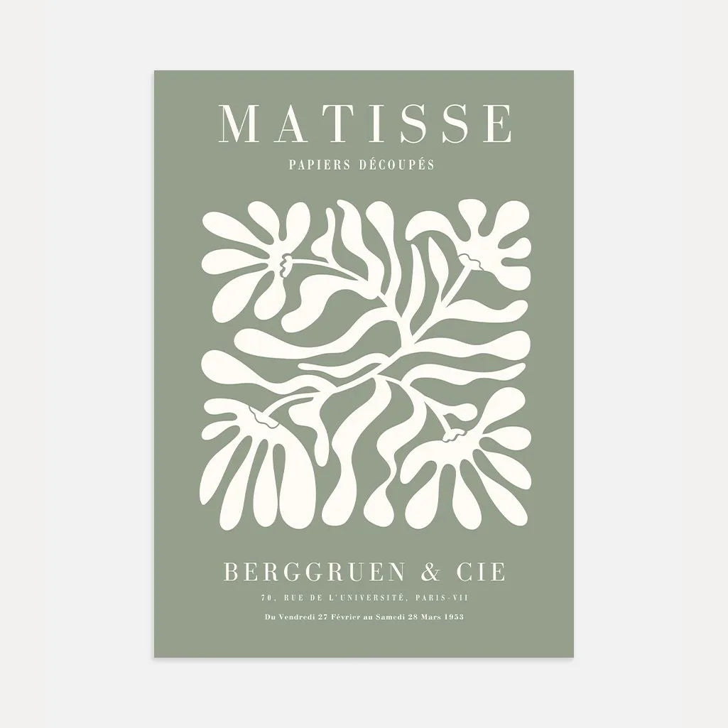 Matisse Sage Composition Poster