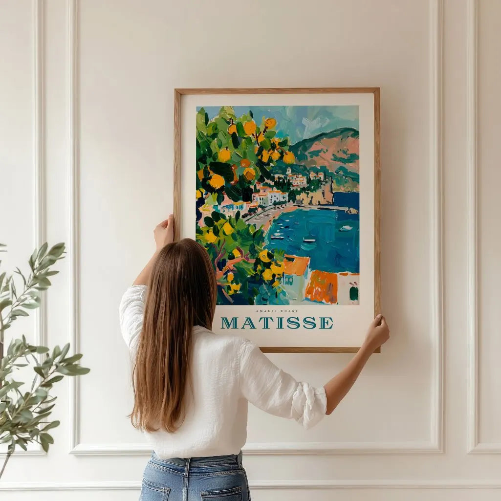 Matisse Amalfi Bleu Affiche