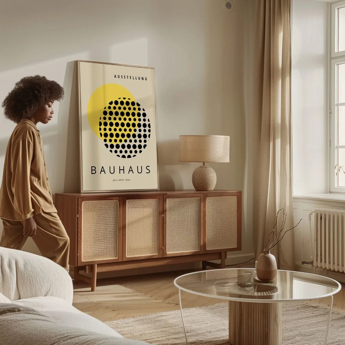 Bauhaus Soleil Jaune Affiche