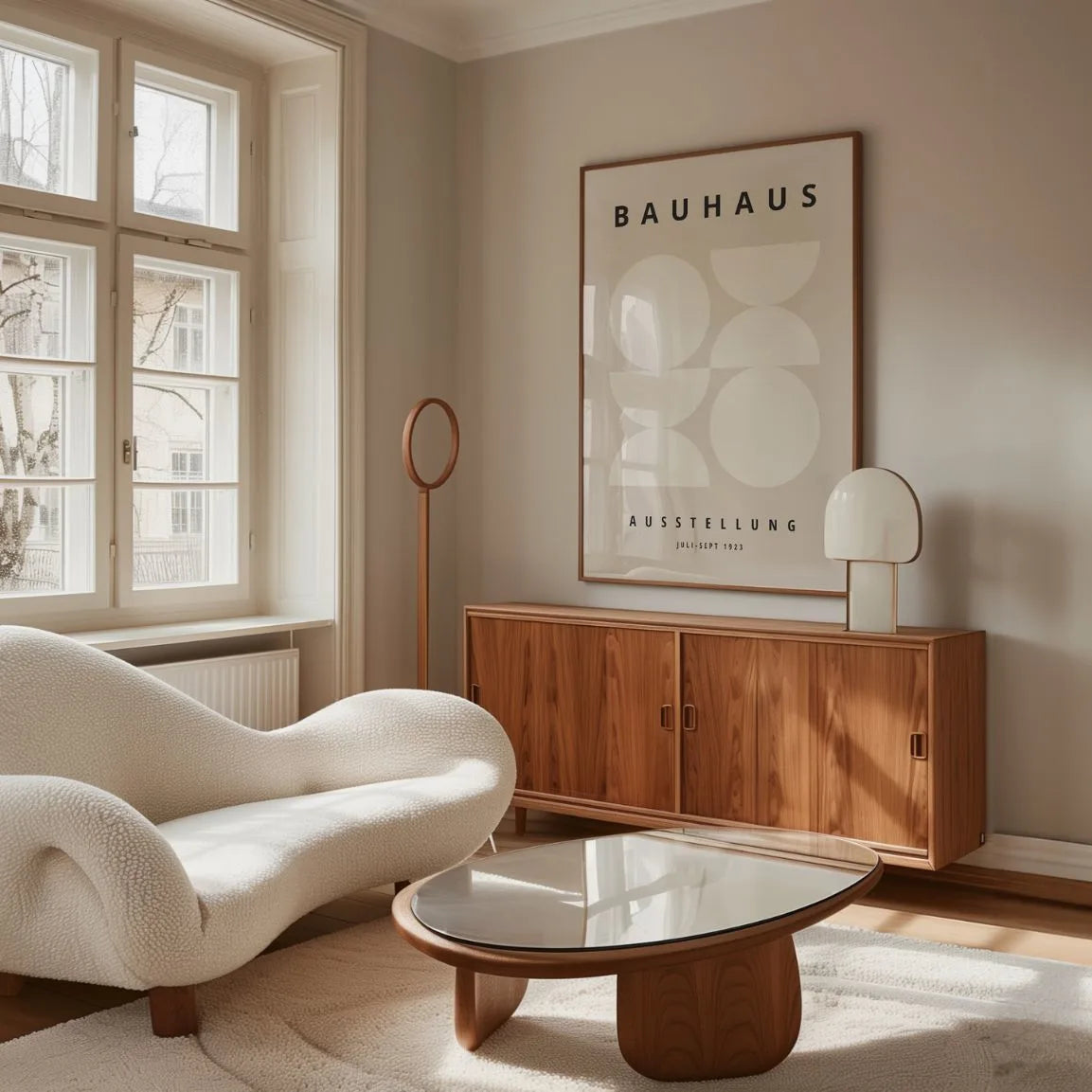 Affiche Bauhaus Beige