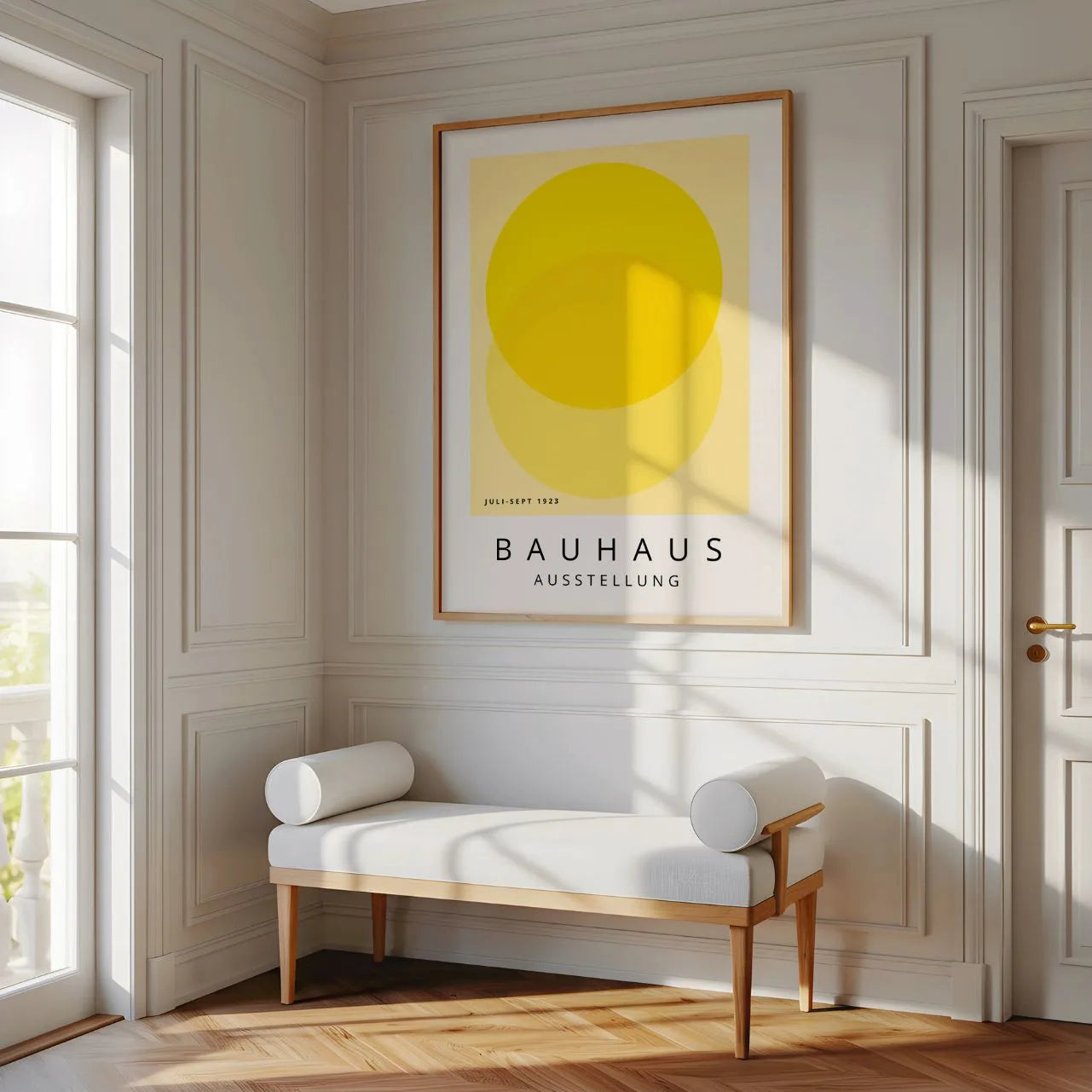 Bauhaus Jaune Lumière Affiche