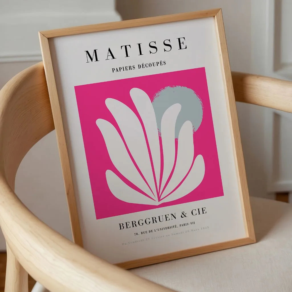 Matisse Fuchsia Form Poster