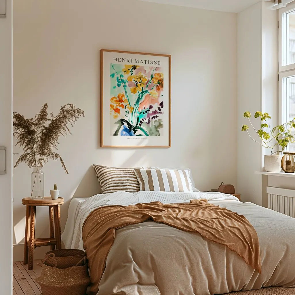 Matisse Bouquet en Aquarelle Poster