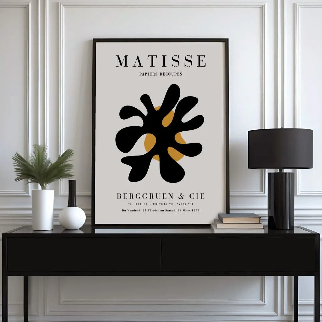 Affiche Matisse Abstraction Noire