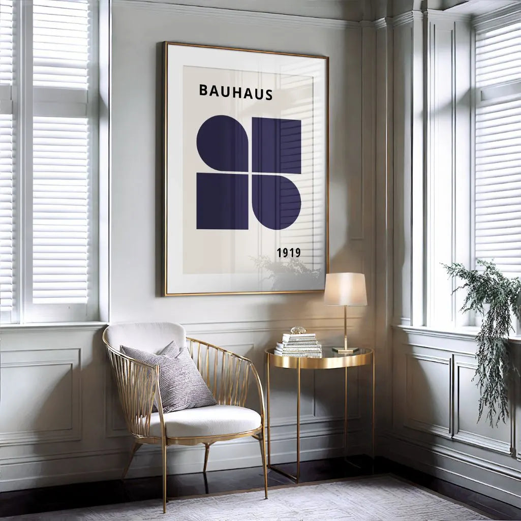 Bauhaus 1919 Classique Affiche