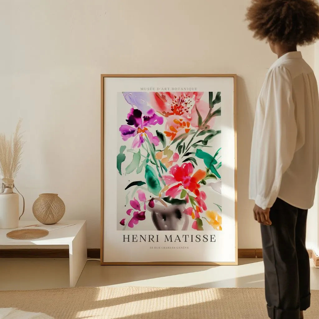 Matisse Botanique Vase Flowers Poster