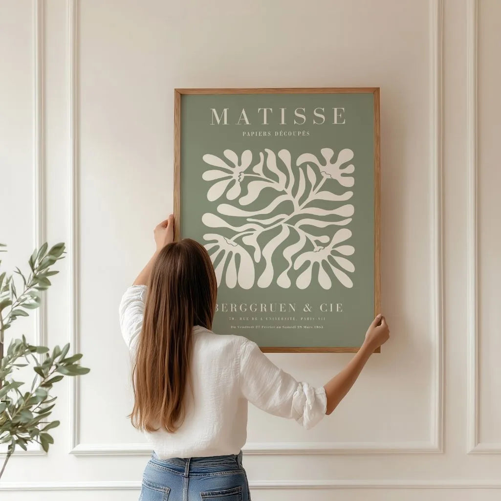 Matisse Sage Composition Poster
