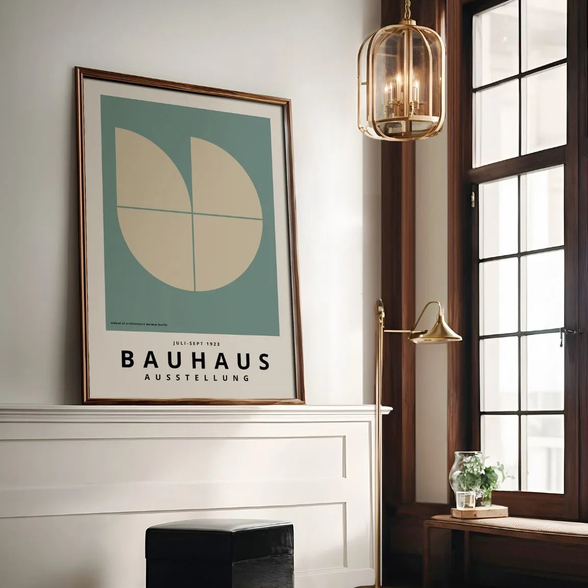 Affiche Bauhaus Vert Clair