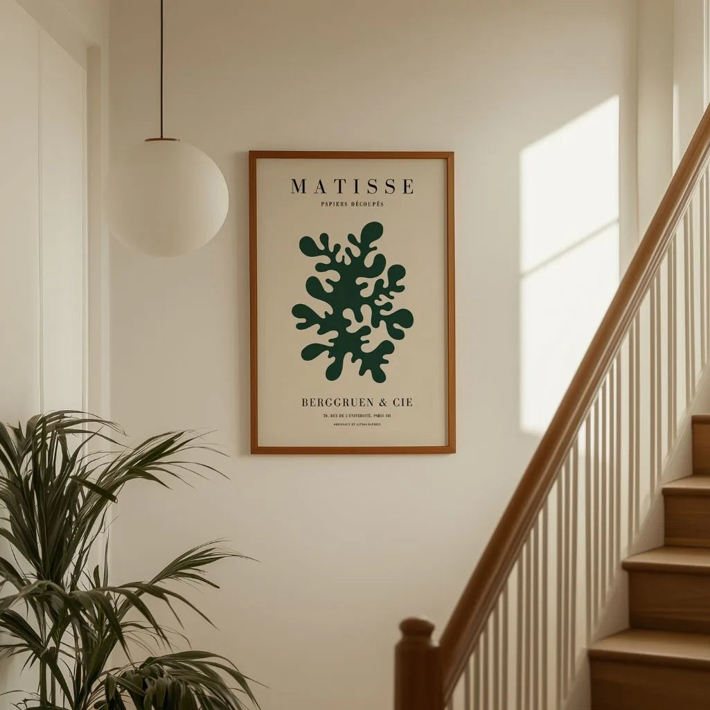 Matisse Vert Profond Affiche