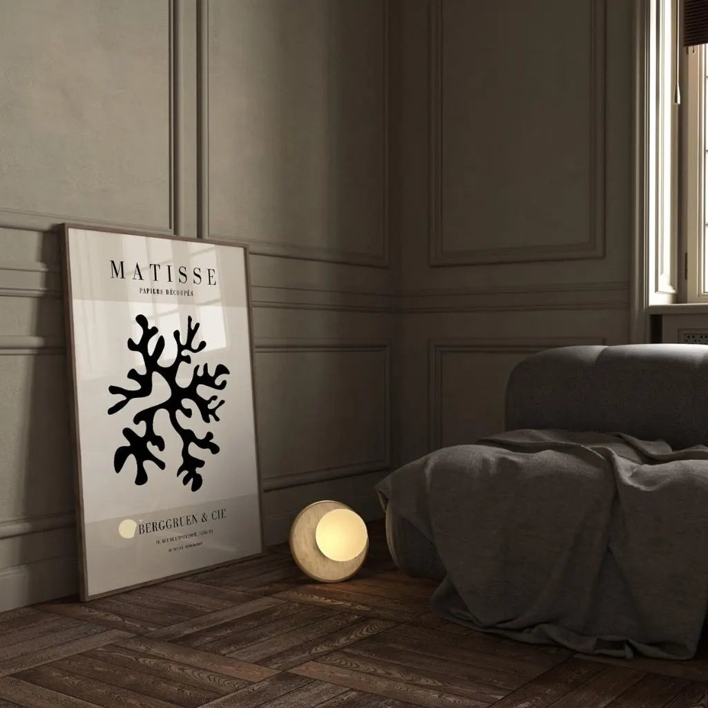 Affiche Matisse Récif De Corail Noir