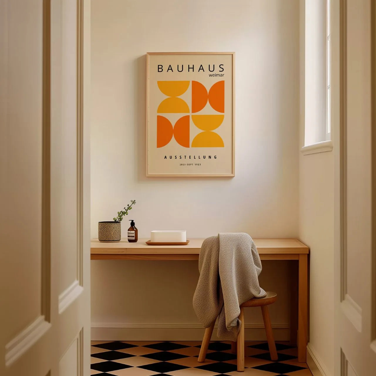 Bauhaus Orange Solaire Affiche