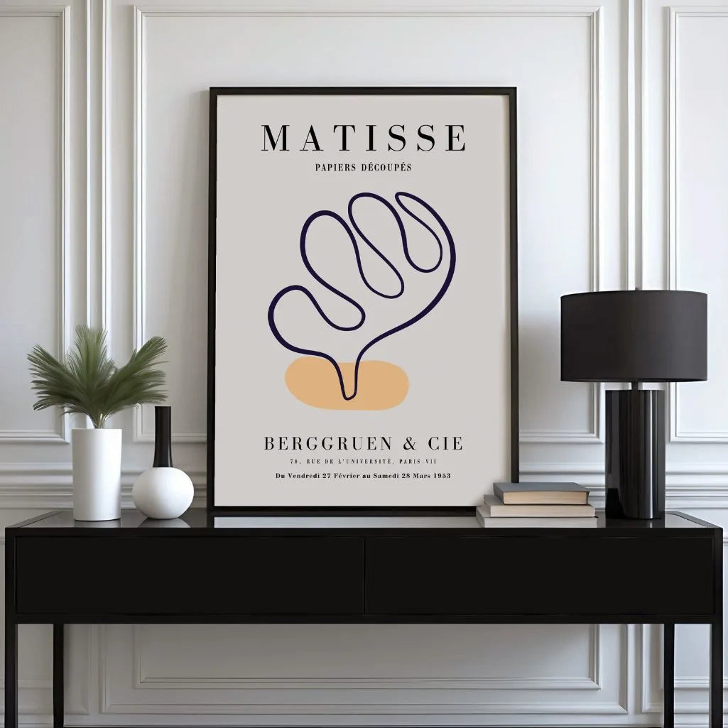 Henri Matisse Orange Accent Poster