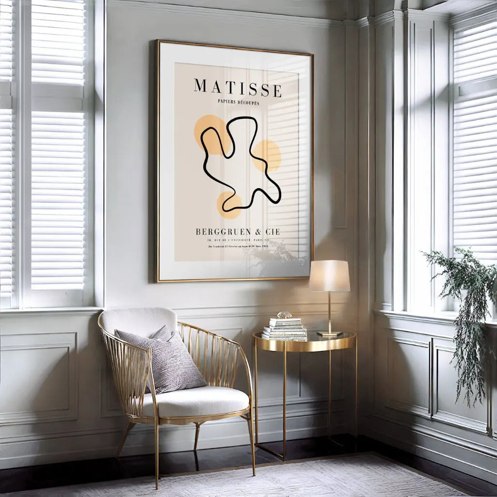 Affiche Matisse Ligne Abstraite