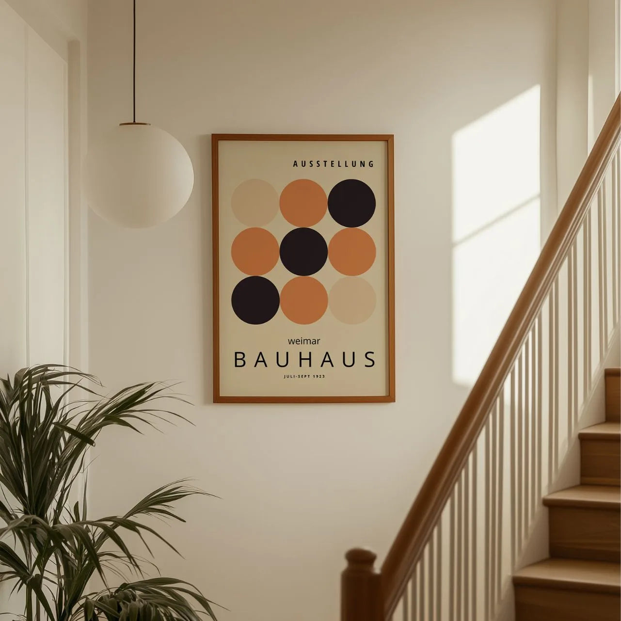 Bauhaus Cercles Rythme Affiche