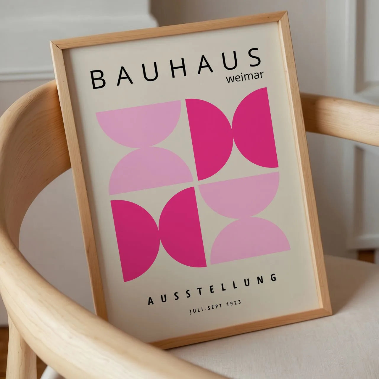 Bauhaus Rose Énergie Affiche