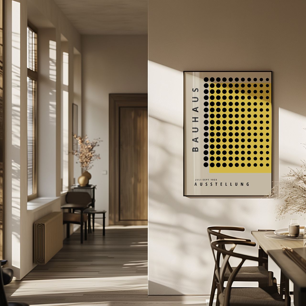 Bauhaus Jaune Précision Affiche