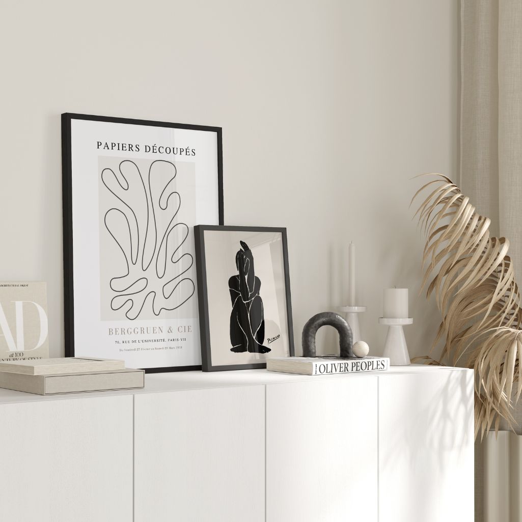 Affiche Matisse Corail Dessin Au Trait