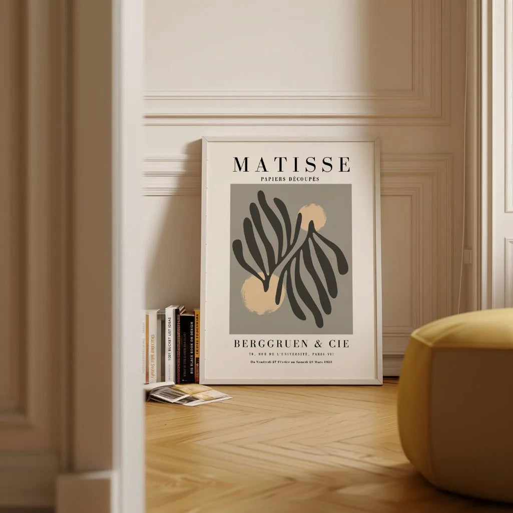 Affiche Matisse Feuilles Grises