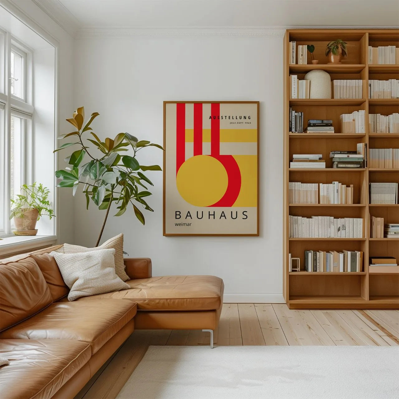 Bauhaus Rouge Jaune Affiche