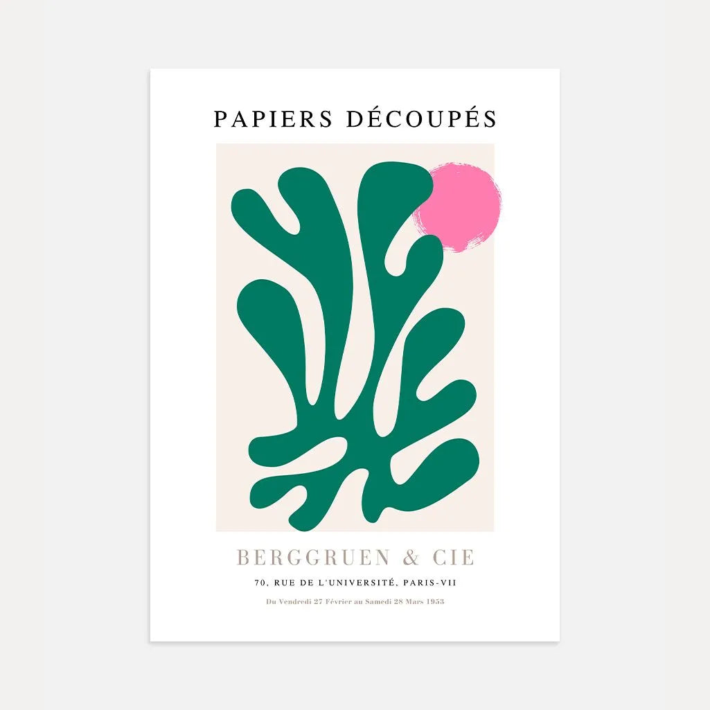 Matisse Green Form Poster