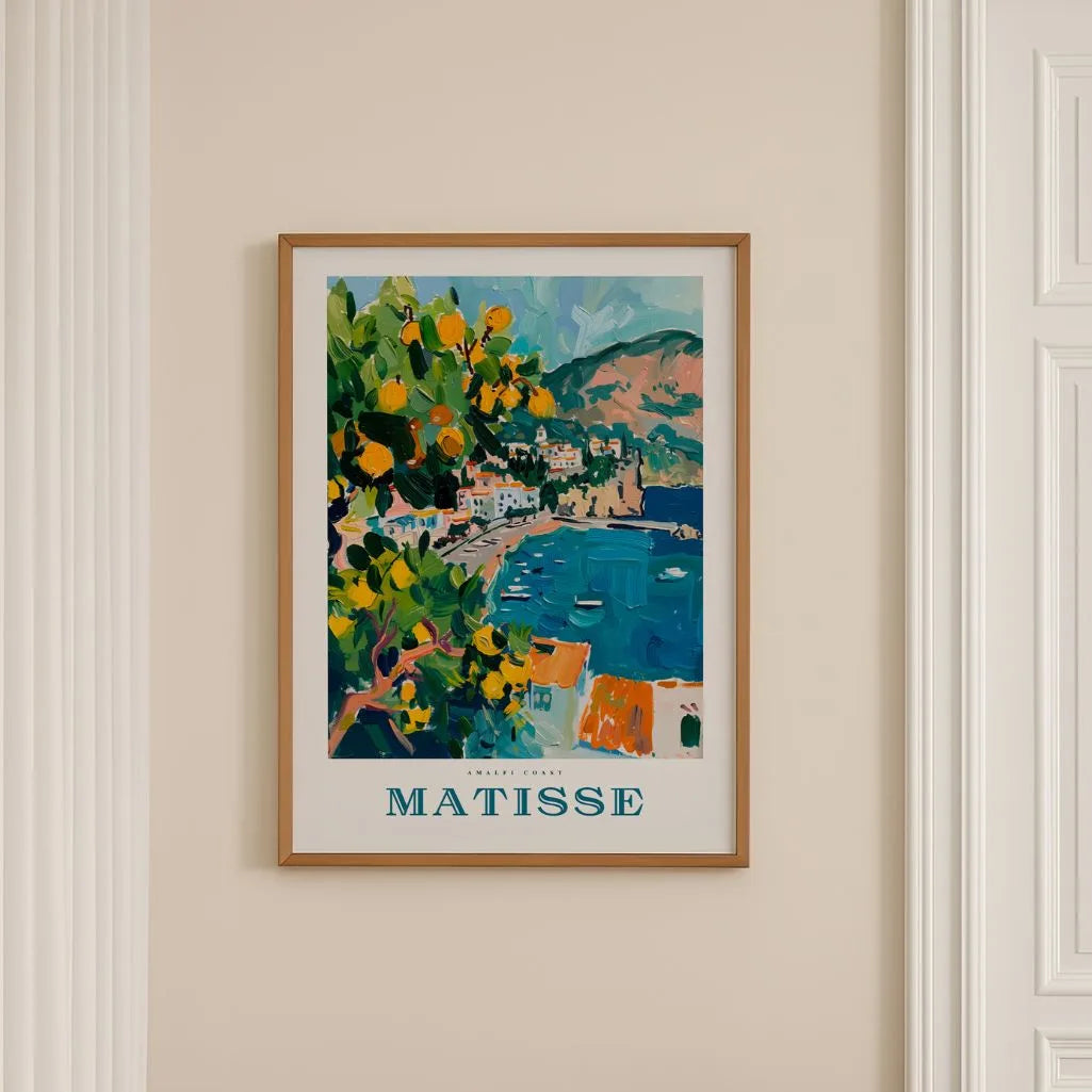 Matisse Amalfi Bleu Affiche