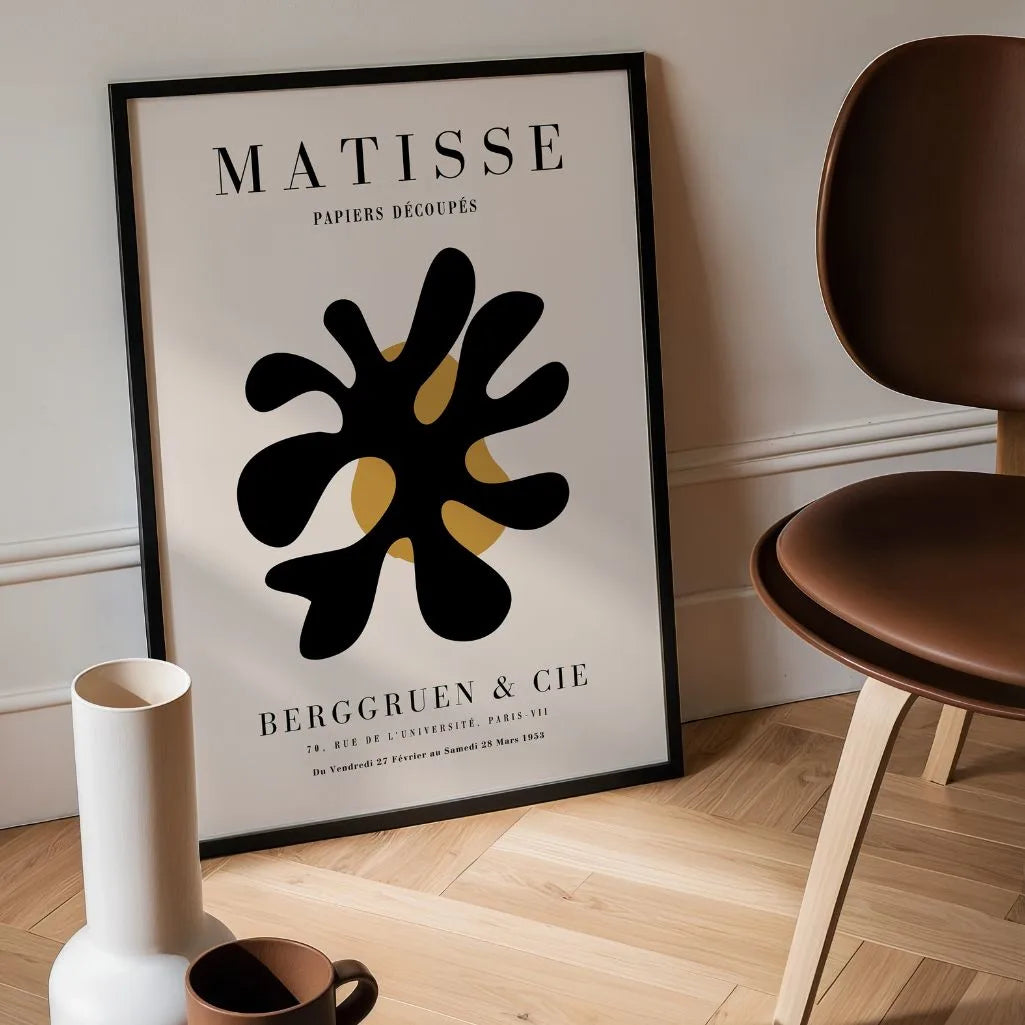 Affiche Matisse Abstraction Noire