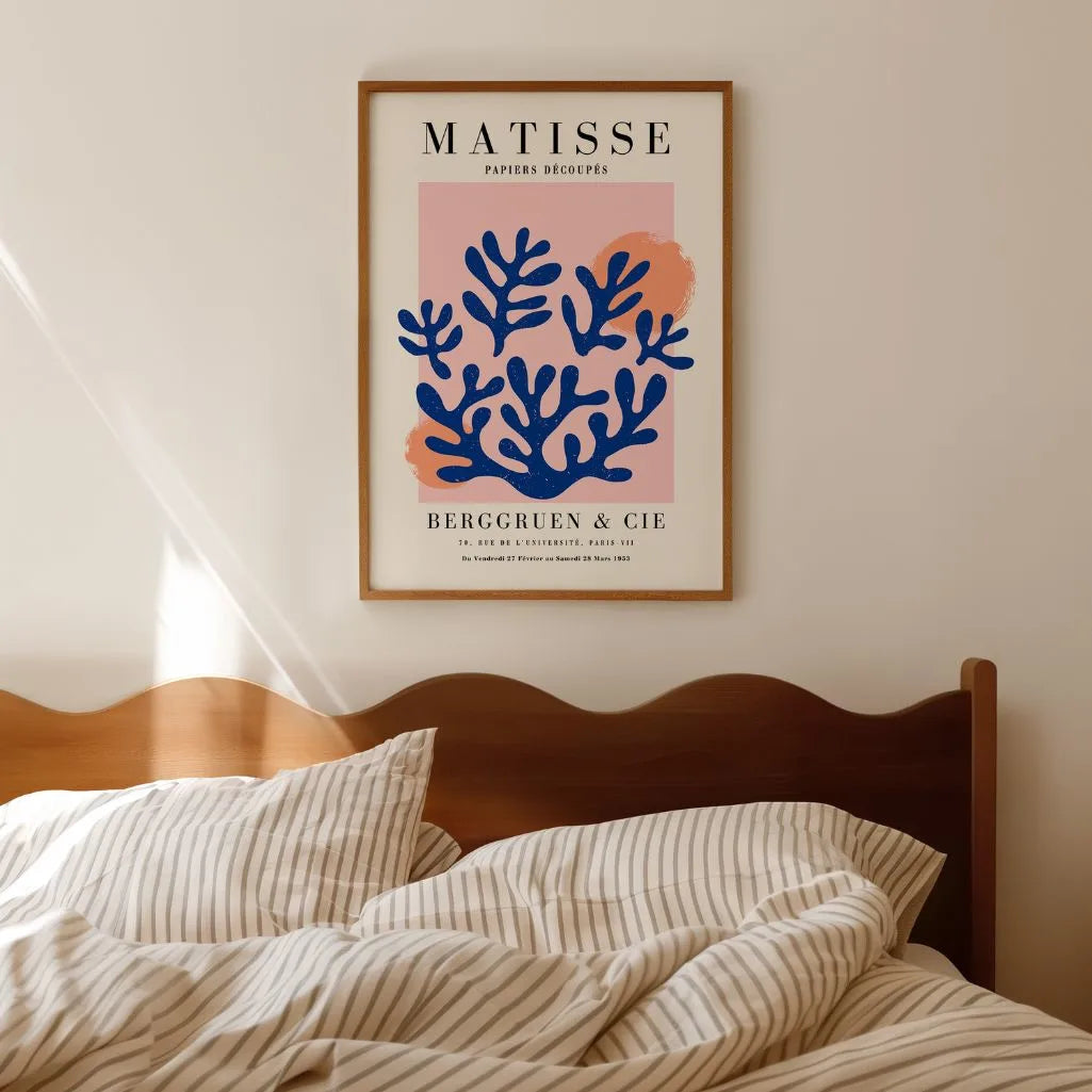 Matisse Coral Bleu Poster