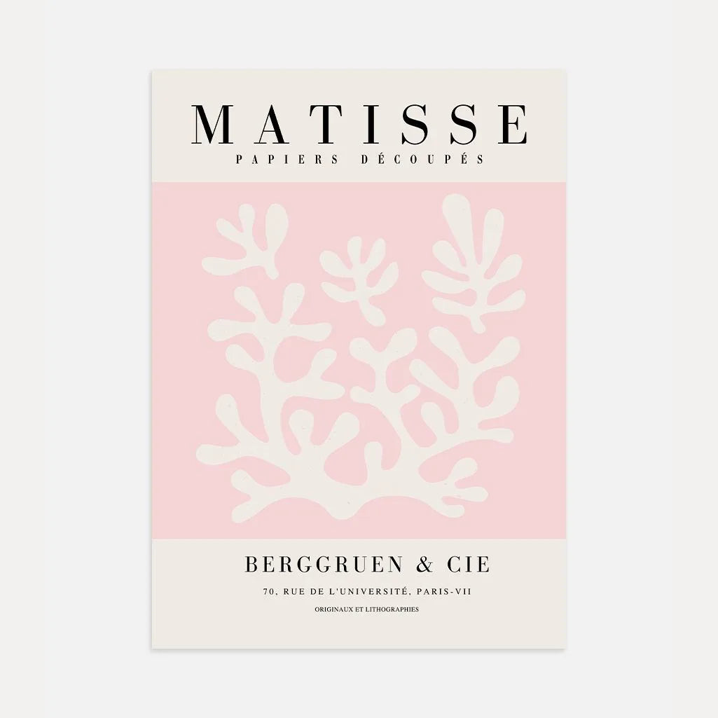 Matisse Pink Form Poster